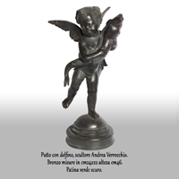 Putto con delfino (cod.0029DG)